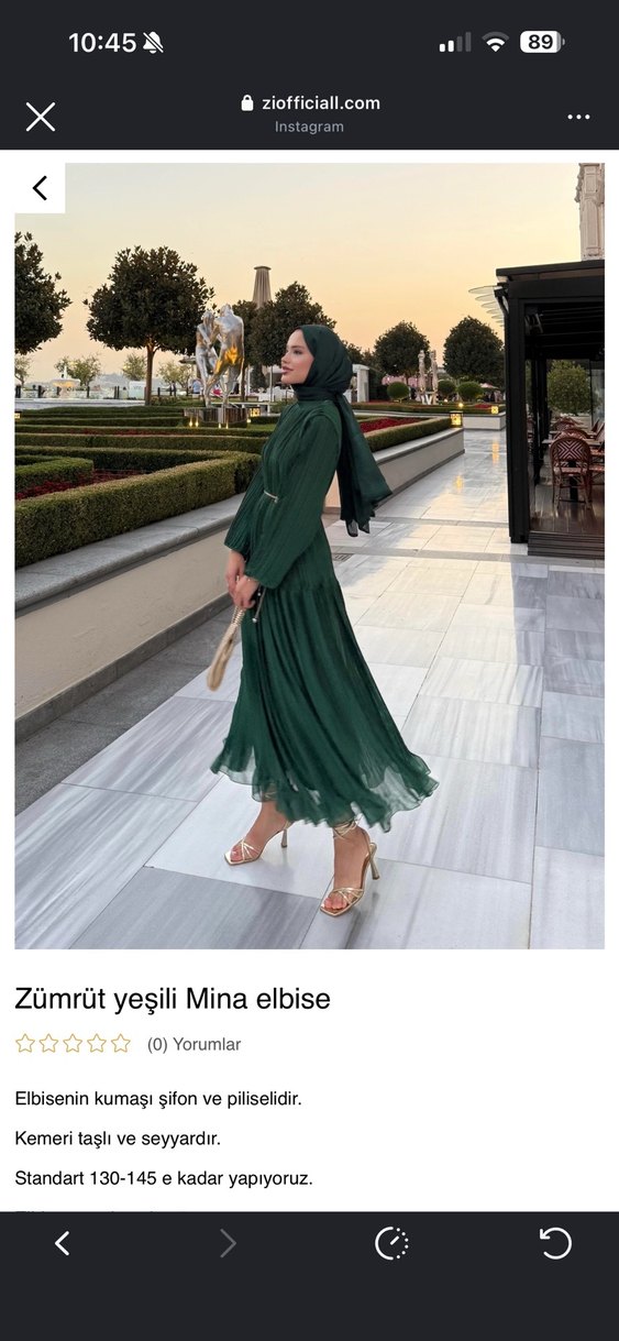 Zümrüt Yeşili Piliseli Uzun Elbise ve şal - Görsel 3