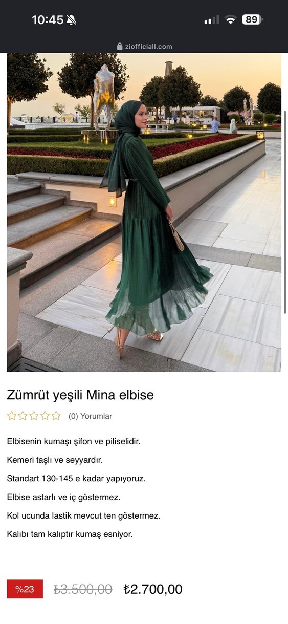 Zümrüt Yeşili Piliseli Uzun Elbise ve şal - Görsel 4