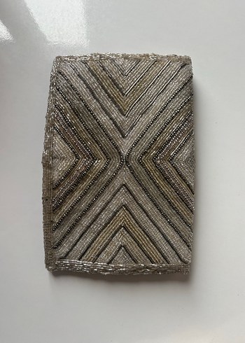 Boncuk İşlemeli Bohem Kadın Portföy Çanta - Görsel 2