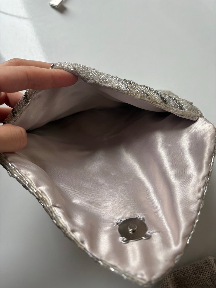 Boncuk İşlemeli Bohem Kadın Portföy Çanta - Görsel 4