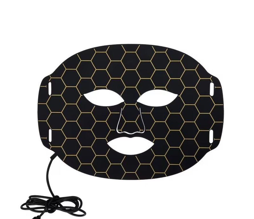 Kırmızı Yüz Temizleme ve Işık Terapisi Maskesi - Görsel 2