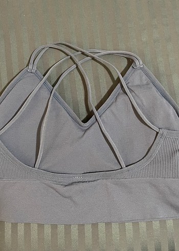 s Beden Gri Spor Tarzı Kadın Bralet