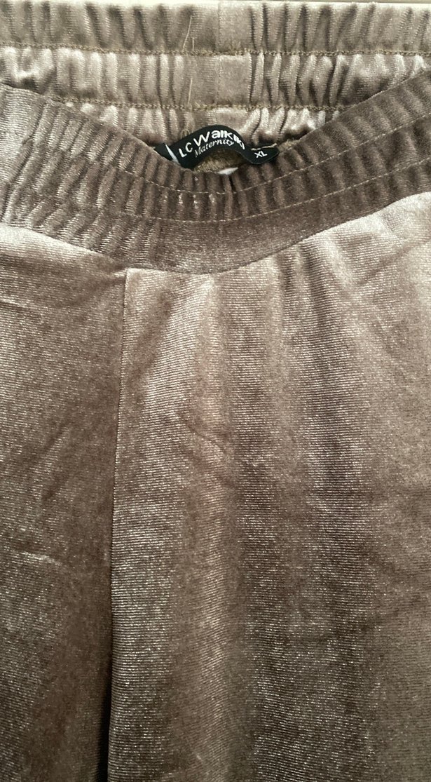 Kadın Gri Süet Salaş Midi Eşofman - Görsel 2