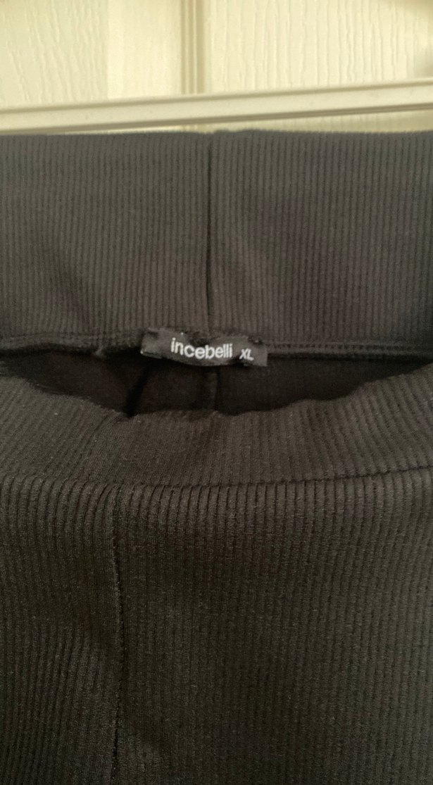 Siyah Midi Spor Kadın Tayt - Görsel 2