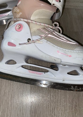 Kız çocuk Beyaz Bağcıklı Buz Pateni - Görsel 3