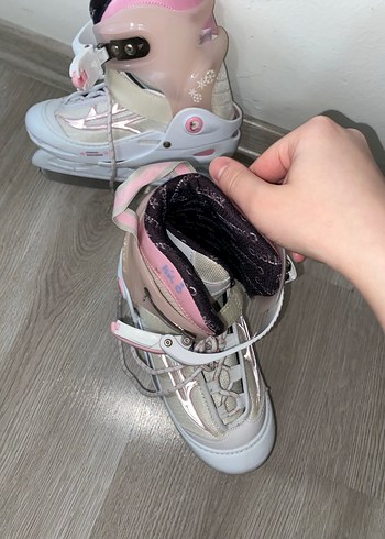 Kız çocuk Beyaz Bağcıklı Buz Pateni - Görsel 4