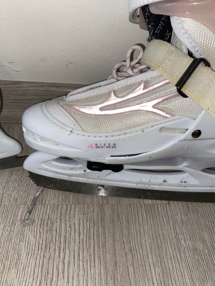 Kız çocuk Beyaz Bağcıklı Buz Pateni - Görsel 2