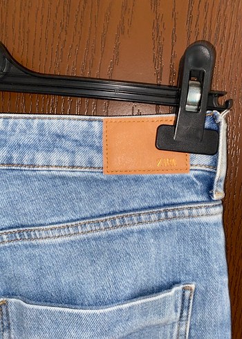 Mavi Bağlamalı Midi Boy Kadın Kot Pantolon - Görsel 5