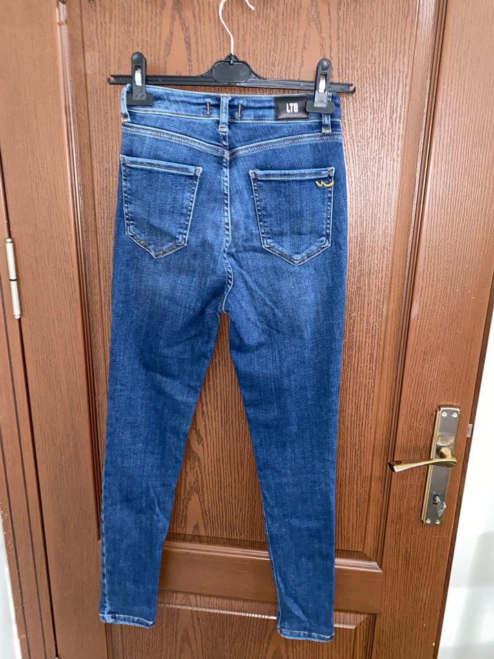Mavi Normal Boy Kadın Denim Pantolon - Görsel 3