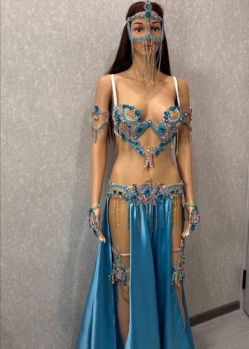 Sıfır oryantal dans kostümü - Görsel 2