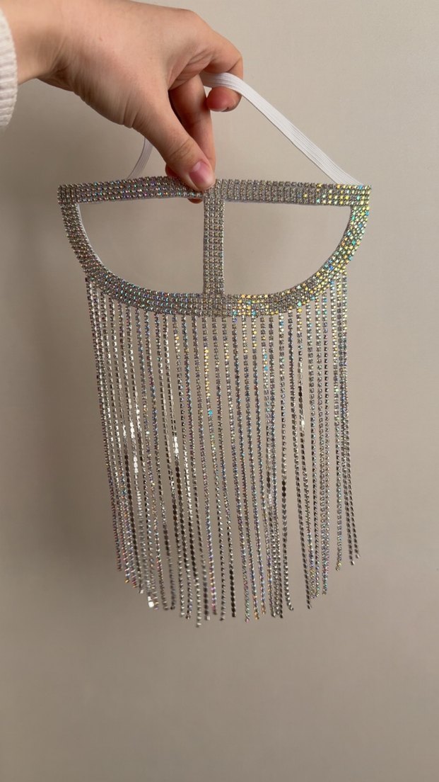 Parlak İşlemeli peçe - Görsel 2