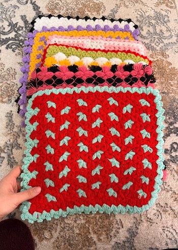 Renkli El Örgüsü Banyo Süngeri - Görsel 2