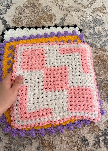 Renkli El Örgüsü Banyo Süngeri - Görsel 5