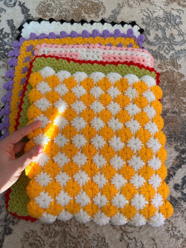 Renkli El Örgüsü Banyo Süngeri - Görsel 4