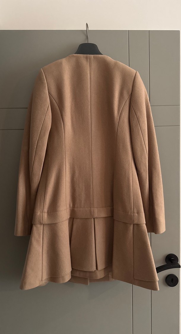 Camel Renk Kısa Kaban - Görsel 2