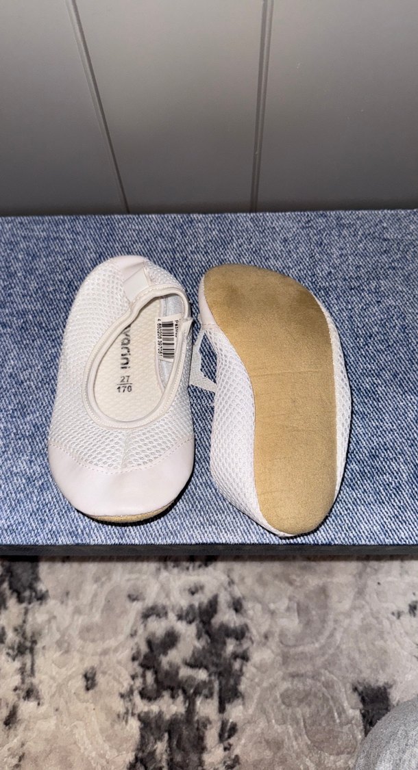 Kız Çocuk Beyaz jimnastik babet - Görsel 2