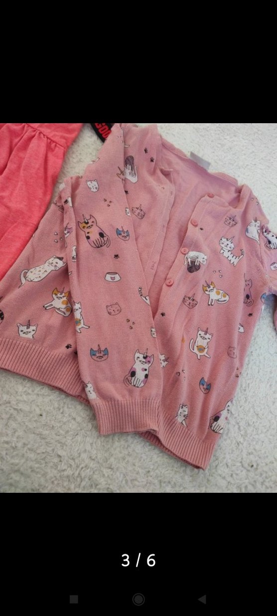 ince kız Hırka ve yazlık elbise - Görsel 3