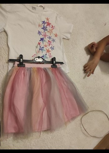 LCW tütü etek t-shirt takımı - Görsel 5