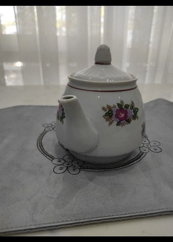 vintage porselen demlik - Görsel 2