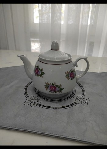 vintage porselen demlik - Görsel 3