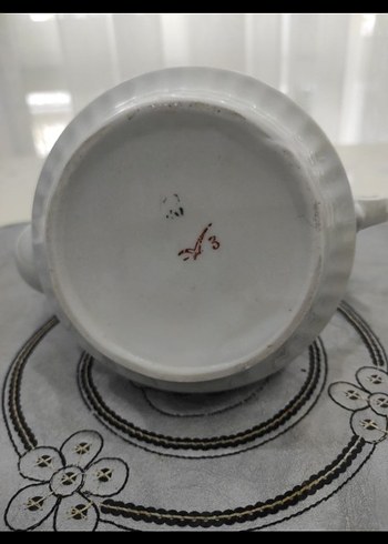 vintage porselen demlik - Görsel 5