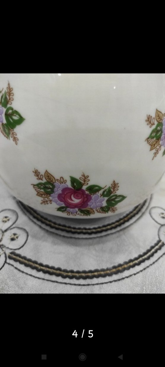 vintage porselen demlik - Görsel 4