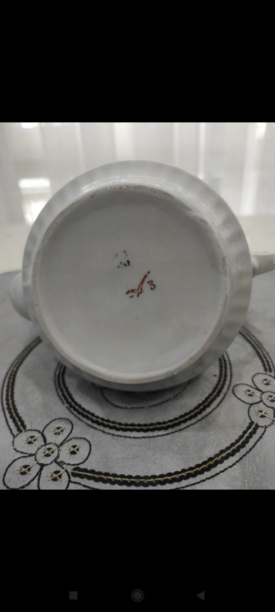 vintage porselen demlik - Görsel 5
