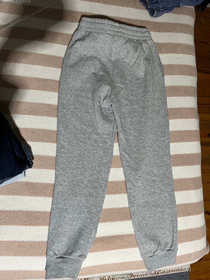 Gri Çocuk Pamuklu Rahat Kesim Eşofman Altı - Görsel 2