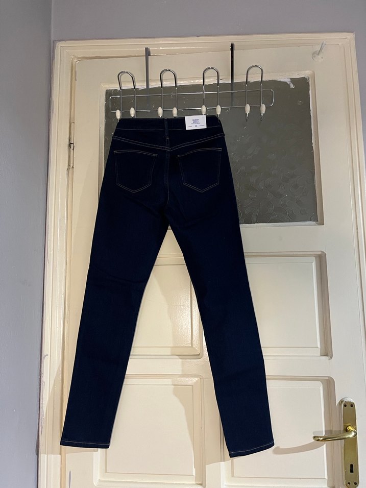Kadın Lacivert Denim Pantolon - Görsel 2