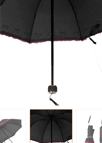 Fırfırlı Kadın Şemsiye - Görsel 5