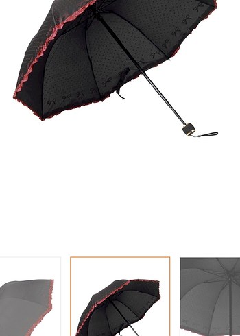 Fırfırlı Kadın Şemsiye - Görsel 4