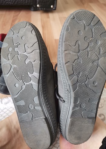 Gri Erkek Botları, Tokalı, Rahat Stil - Görsel 3