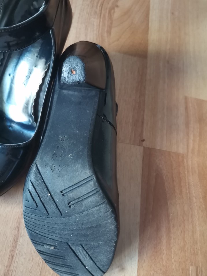 Siyah Tokalı Gotik Stiletto Topuklu Kadın Ayakkabı - Görsel 2