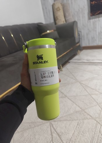 Stanley Flip Straw Termos Bardak Sarı - Görsel 6