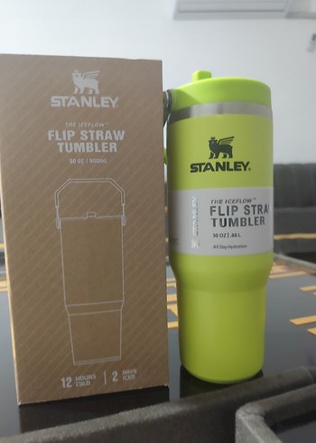 Stanley Flip Straw Termos Bardak Sarı - Görsel 5