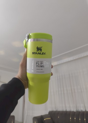 Stanley Flip Straw Termos Bardak Sarı - Görsel 7