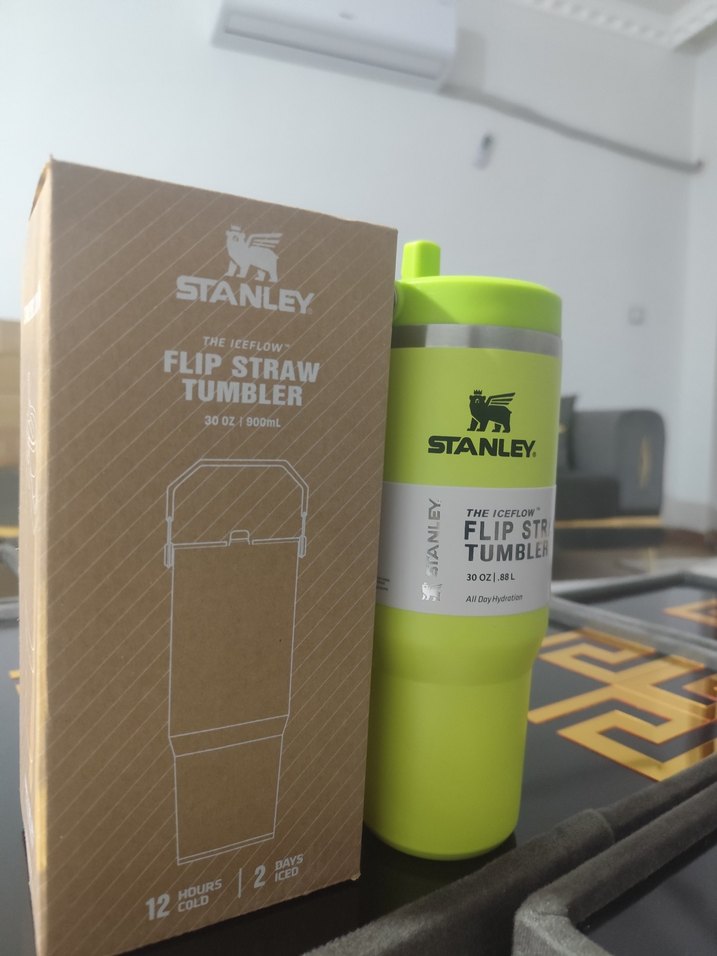 Stanley Flip Straw Termos Bardak Sarı - Görsel 3