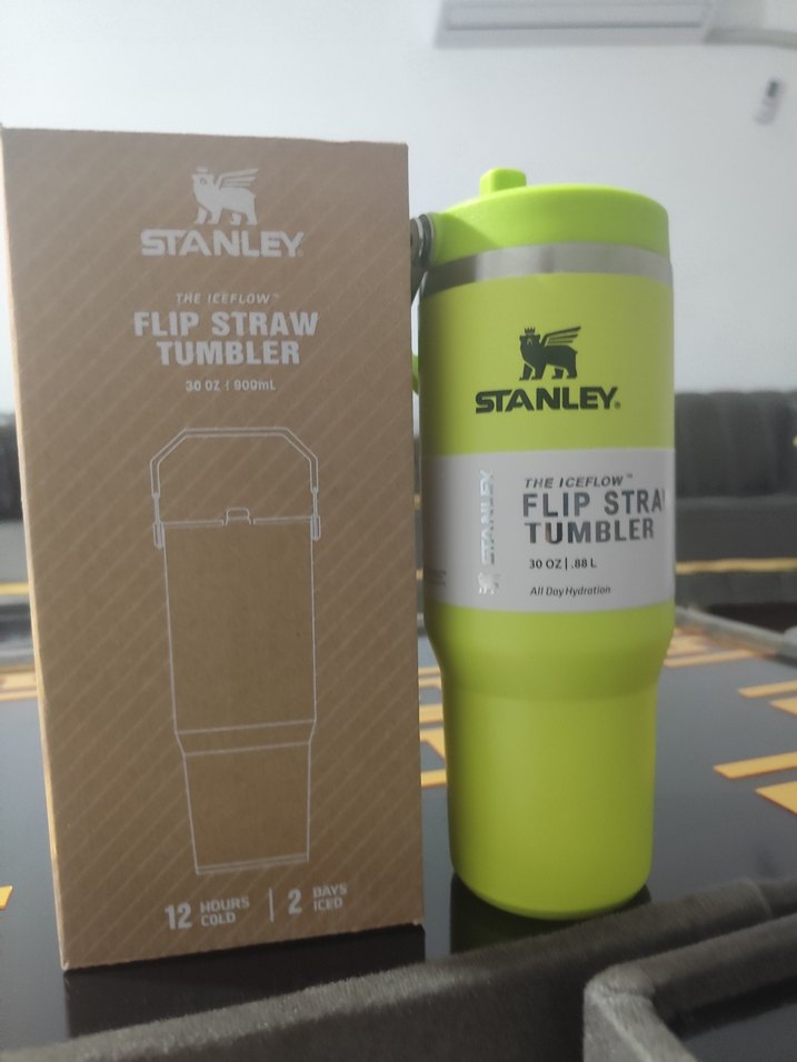Stanley Flip Straw Termos Bardak Sarı - Görsel 5