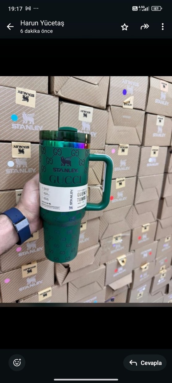 Gucci Stanley Çok Renkli Termos Bardak - Görsel 3