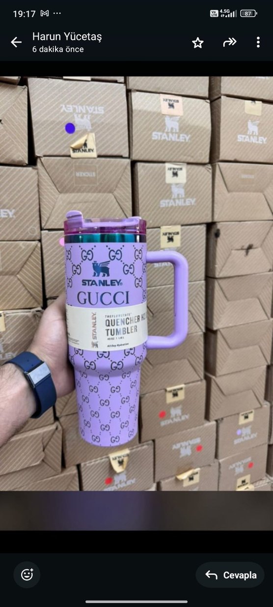 Gucci Stanley Çok Renkli Termos Bardak - Görsel 2