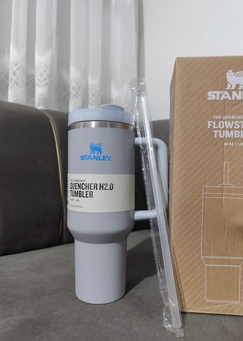 Stanley Gri Quencher H2O Termos Bardak - Görsel 4