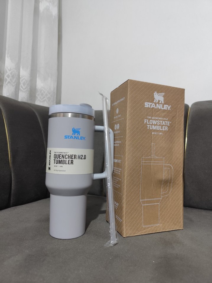 Stanley Gri Quencher H2O Termos Bardak - Görsel 2