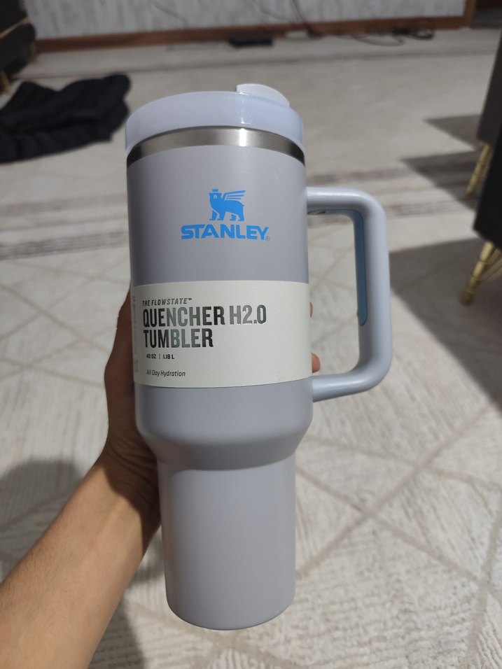 Stanley Gri Quencher H2O Termos Bardak - Görsel 3