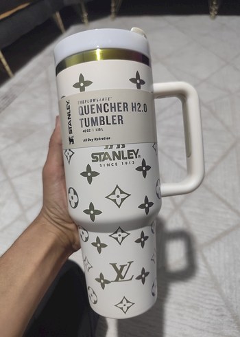 Beyaz Stanley Flowstate Termos Bardak - Görsel 3