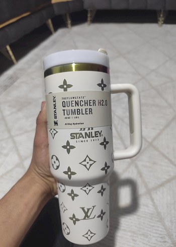 Beyaz Stanley Flowstate Termos Bardak - Görsel 5