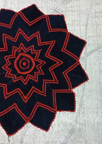 Nakışlı Bohem Çok Renkli Koyu Halı - Görsel 2