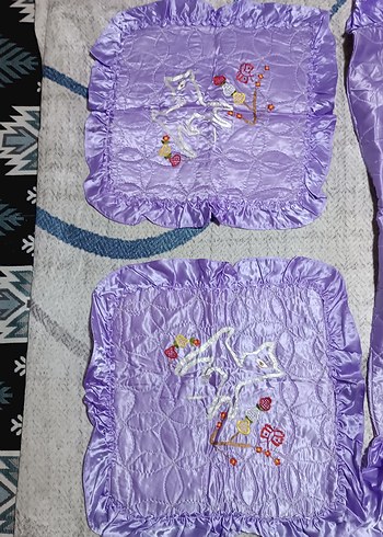 Mor Nakışlı Çocuk Battaniyesi - Görsel 3