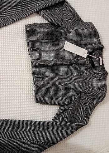 Gri Mini Hamile Şortu Pilili Model - Görsel 3