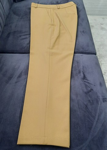 Bej Kadın Ofis Kumaş Pantolon - Görsel 2