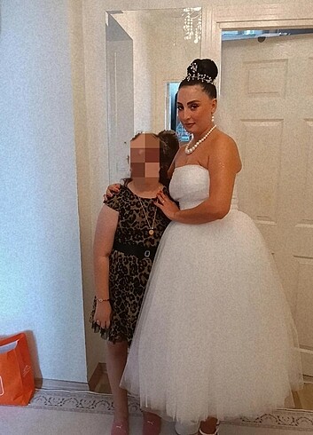 40 Beden beyaz Renk Tül straplez nikah elbisesi 